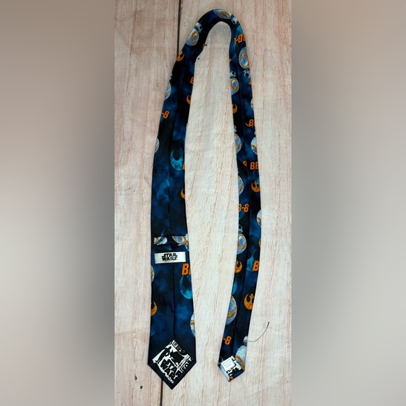 Men’s Star Wars BB8 Polyester Neck Tie Work Office Business - Picture 2 of 3